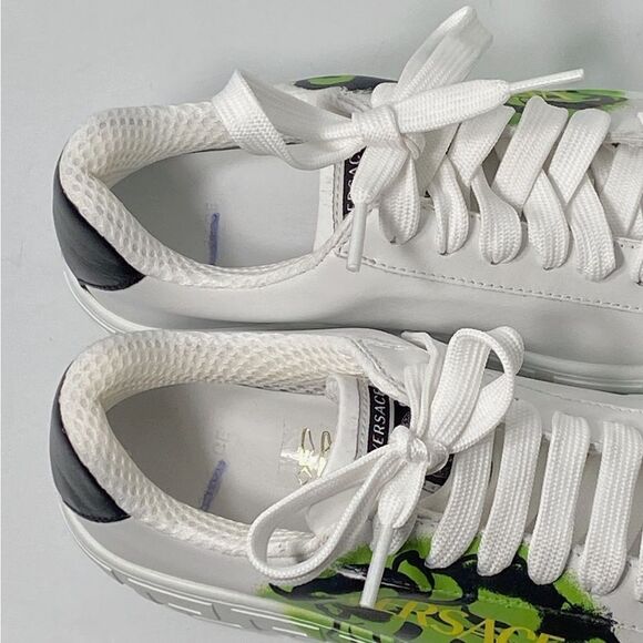 Versace Kids Medusa Smile low-top sneakers size 34 - Picture 8 of 13